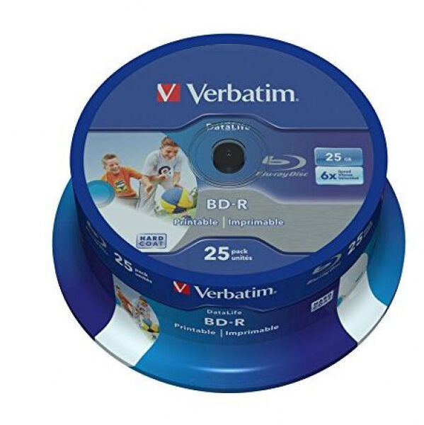 Verbatim BD-R SingleLayer 25GB - bis 6x Speed - 25er Pack