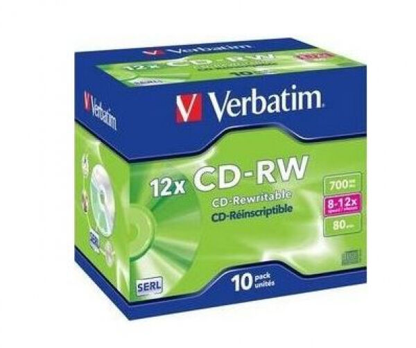 Verbatim CD-RW Verbatim (43148) 700MB / 10x Speed (10er Pack)