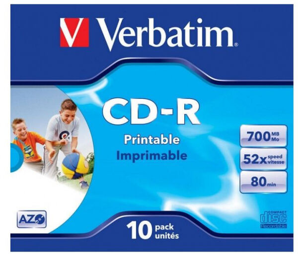 Verbatim CD-R Verbatim (43325) / 700MB / 48x Speed (10er Pack)