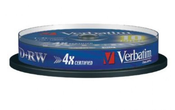 Verbatim DVD+RW Verbatim (43488) 4.7GB JewelCase (10er Spindel)