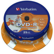 Verbatim DVD-R Verbatim (43538) 4.7GB - 25er Spindel