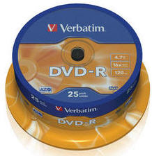 Verbatim DVD-R Verbatim (43522) 4.7GB - 25er Spindel