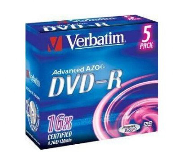 Verbatim DVD-R Verbatim (43519) 4.7GB - 5er Pack