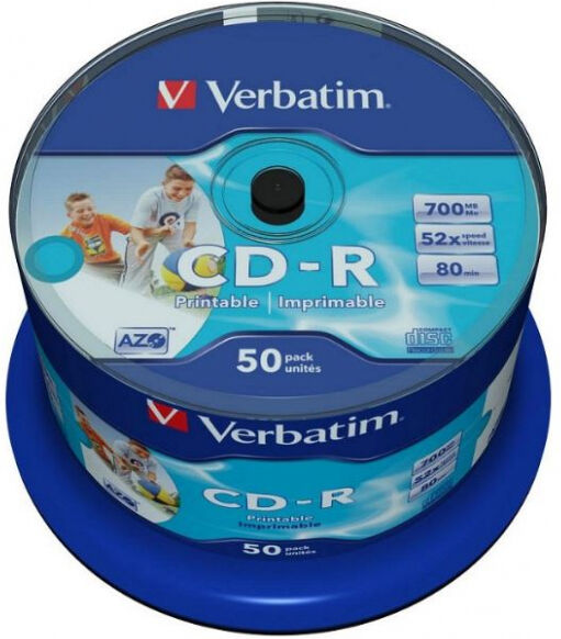 Verbatim CD-R Verbatim (43438) / 700MB / 52x Speed (50er Spindel)