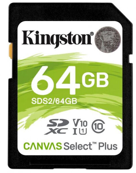 Kingston Canvas Select Plus SDXC-Card UHS-I (U3) / Class10 / V10 - 64GB