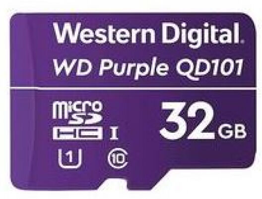 Western Digital Purple SC QD101 microSDHC Card / UHS-I U1 / Class10 - 32GB