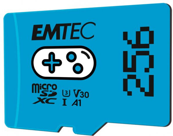 Emtec Gaming microSDXC Card / UHS-I U3 V30 A1 - 256GB