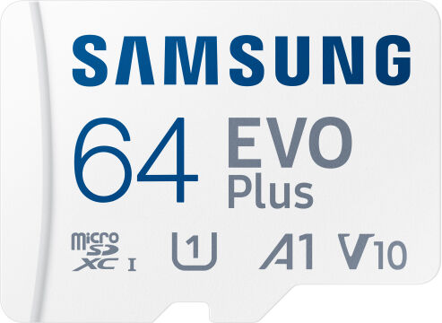 Samsung EVO Plus 2021 microSDXC-Card / UHS-I U3, A2, Class 10 - 64GB