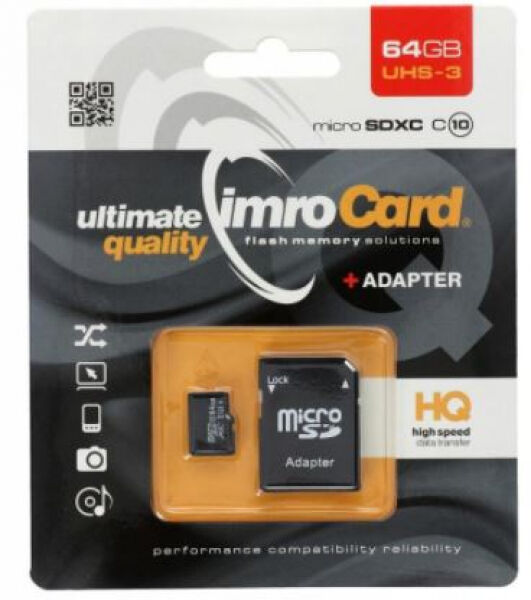 Divers Imro microSDXC-Card UHS-3 - 64GB