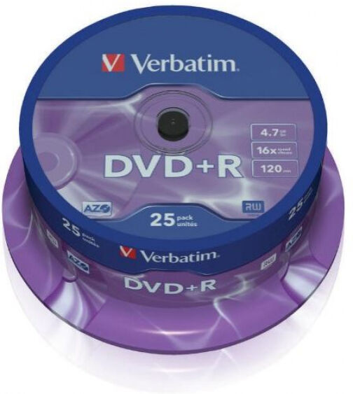 Verbatim DVD+R Verbatim (43500) 4.7GB - 25er Spindel