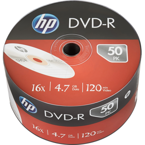 Hewlett Packard HP DME00070 - DVD-R 4.7GB/120Min, 50-er Bulk