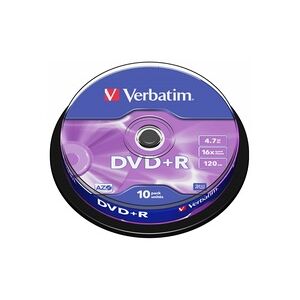 Verbatim DVD+R Matt Silver 4,7 GB 10 Stück(e)