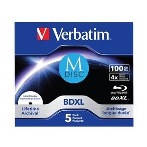 Verbatim 43834 Leere Blu-Ray Disc BDXL 100 GB 5 Stück(e)