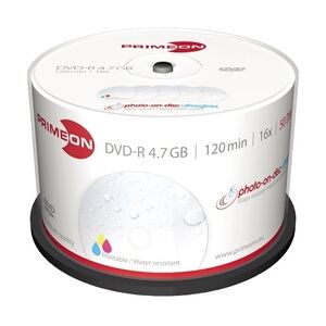 Primeon DVD-R 2761207 16x 4,7GB 120Min. Spindel 50 St./Pack.