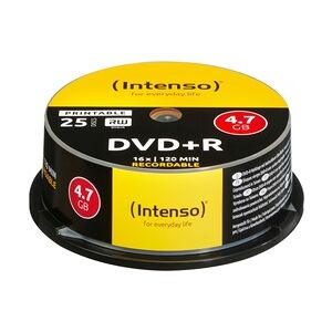 Intenso DVD+R 4.7GB, Printable, 16x 4,7 GB 25 Stück(e)