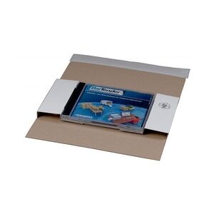 smartboxpro 100 x Media-Pac für 1-3 CD ́s, weiß, 192x145