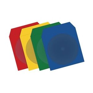 CD/DVD Tasche, 100 Stück, farbig