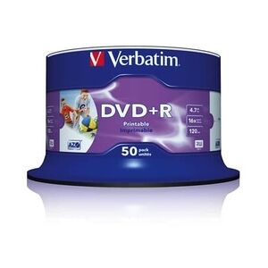 Verbatim DVD+R 50 Stück Spindel 4,7GB 120min