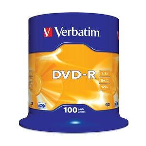 Verbatim DVD-R Matt Silver 4,7 GB 100 Stück(e)