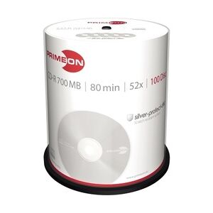 Primeon CD-R 2761103 52x 700MB 80Min. Spindel 100 St./Pack.