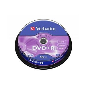 Verbatim DVD+R Matt Silver 4,7 GB 10 Stück(e)