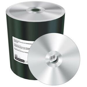 Mediarange - Professional Line cd-r 700MB/80min 52x speed, silver, unprinted/blank, wide sputtered, Shrink 100 (MRPL508-C)