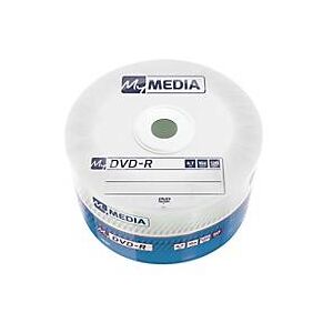 MyMedia - 50 x DVD-R - 4.7 GB (120 Min.) 16x - Matt Silver - Brick