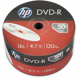 HP DVD-R 4.7GB, 120Min, 16x, Bulk-Pack, 50 CDs