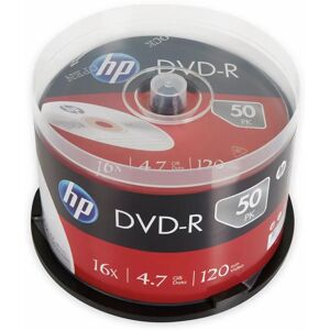 HP DVD-R 4.7GB, 120Min, 16x, Cakebox, 50 CDs