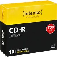 Intenso CD 8010 INT-S - Intenso CD-R 700 MB/80 min, 10-er SlimCase