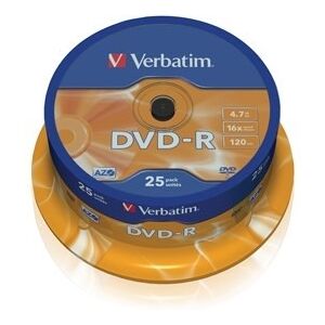 Verbatim Dvd-R 16x 4,7gb Spindel, 25 Stk