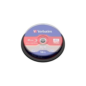 Verbatim - 10 x BD-RE - 25 GB 2x - spindle