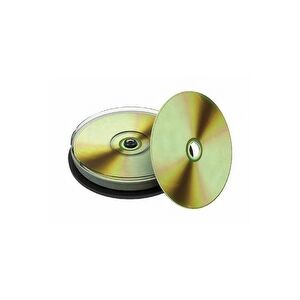 MediaRange Professional Line - 10 x CD-R - 700 MB (80 min) 52x - skinnende guld - overflade genskrivbar med transfertryk, silkeskærm-udskrivelig overflade, forskudt-udskrivelig overflade - spindle