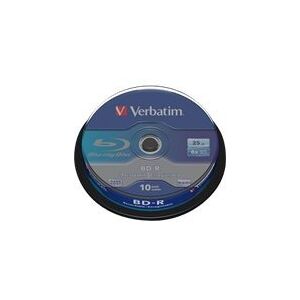 Verbatim - 10 x BD-R - 25 GB 6x - spindle