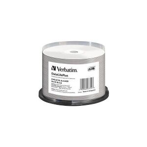 Verbatim DataLifePlus Professional - 50 x DVD+R DL - 8.5 GB 8x - bred overflade til udskrivning med termotryk - spindle