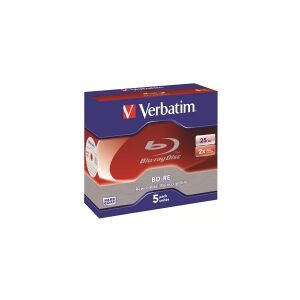Verbatim - 5 x BD-RE - 25 GB 2x - cd-boks