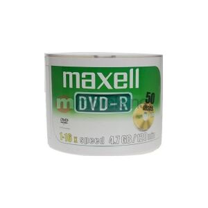 Maxell DVD-R 4.7GB 16x Spindle 50pk, DVD-R, Spindel, 50 stk, 4,7 GB