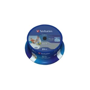 Verbatim DataLife - 25 x BD-R - 25 GB 6x - printbar overflade for ink jet - spindle