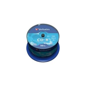 Verbatim - 50 x CD-R - 700 MB (80 min) 52x - spindle