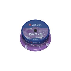 Verbatim DataLifePlus - 25 x DVD+R - 4.7 GB 16x - spindle