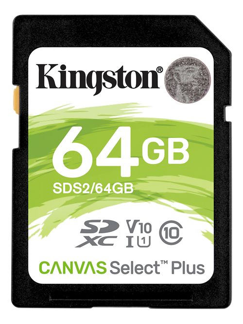 Kingston Canvas Select Plus Sdxc Kort - 64 Gb - Class 10