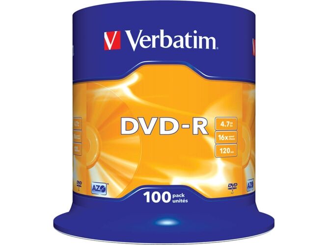 Verbatim DVD vírgen VERBATIM DVD-R Matt Silver