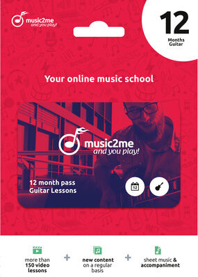 music2me Guitar Subscription 12 Mon.