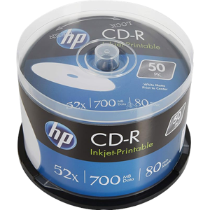 HP CD-R 80Min/700MB/52x Cakebox (50 Disc) Accessoires informatiques  Original CRE00017WIP