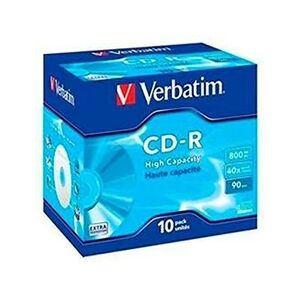 Verbatim CD-R 90 vierge 800 Mo 43428 10 pc(s) jewelcase - Publicité