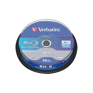 Verbatim BD-R SL 25GB 6 x 10 Pack Spindle 25 Go 10 pièce(s), Disques Blu-ray - Publicité