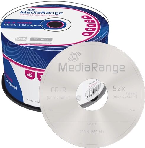 MediaRange CD-R 700MB 80min Accessoires informatiques  Original MR207