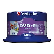 Verbatim - DVD+R x 50 - 4.7 Go - support de stockage