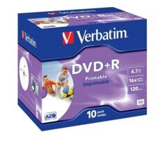 Verbatim DVD+R Verbatim AZO Printable 4,7 Go (x10)