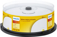 Philips CD-R 80 min. printable 25 in cakebox